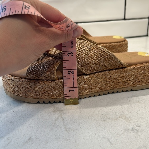 Beach By Matisse Hali Platform Sandal Boho Raffia Woven Women’s Size 7 - Picture 15 of 16